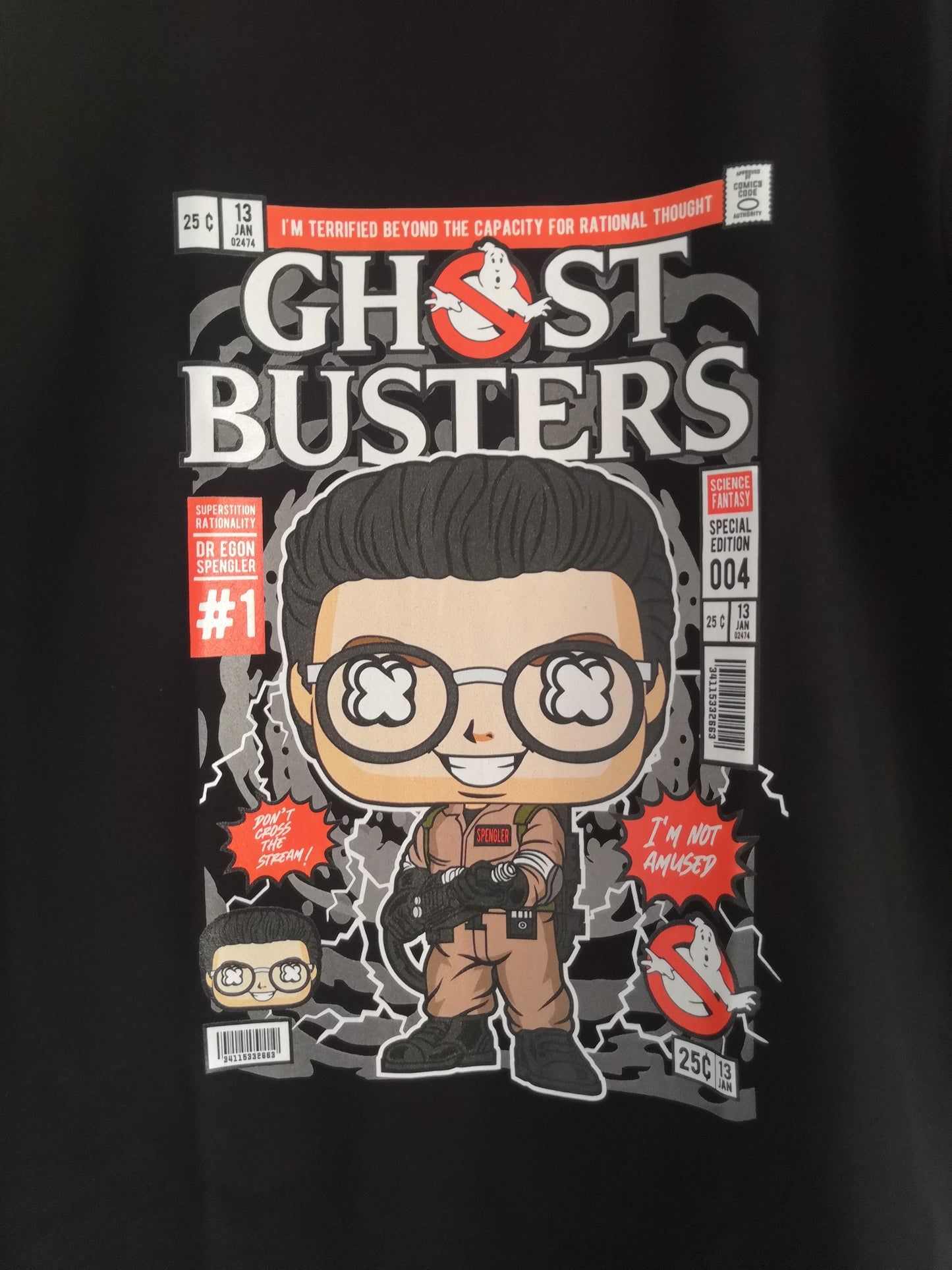 Camiseta CAZAFANTASMAS Cómic Pop