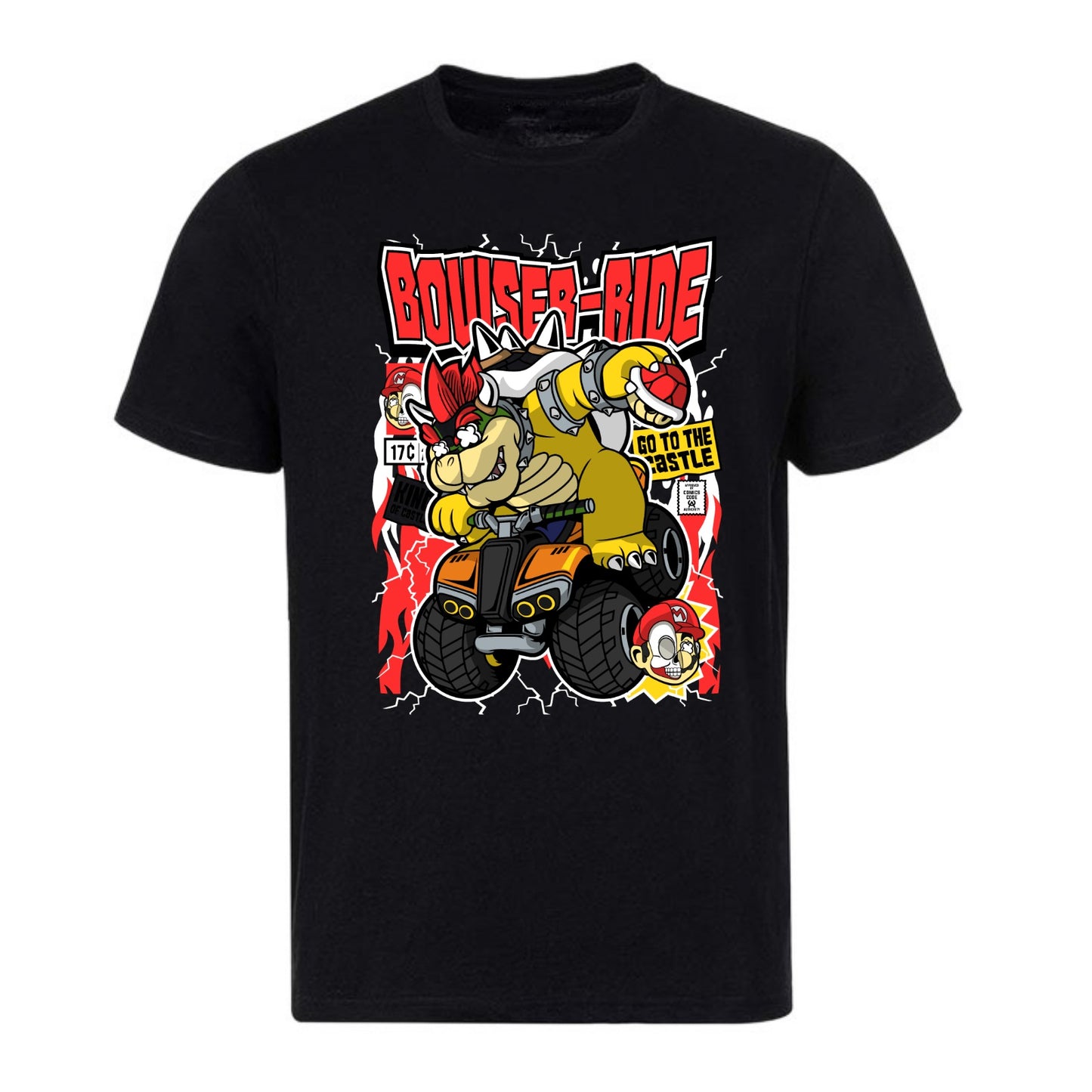 Camiseta Bowser Cómic Pop