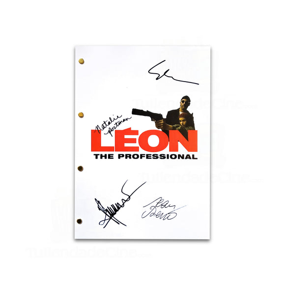 Léon: El Profesional Guión firmado