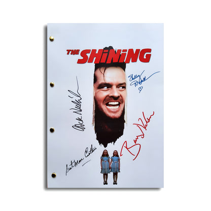 guiones de películas clásicas de terror. Guion firmado por Jack Nicholson de El resplandor 