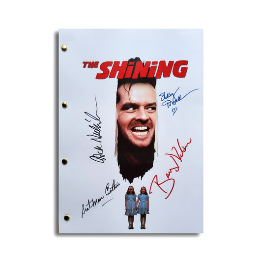 guiones de películas clásicas de terror. Guion firmado por Jack Nicholson de El resplandor 