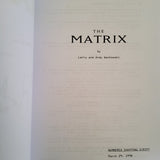 The Matrix Guión Firmado