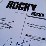 Rocky Guión firmado