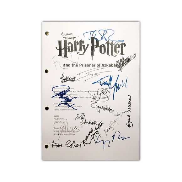 Harry Potter y El Prisionero de Azkaban Guión Firmado