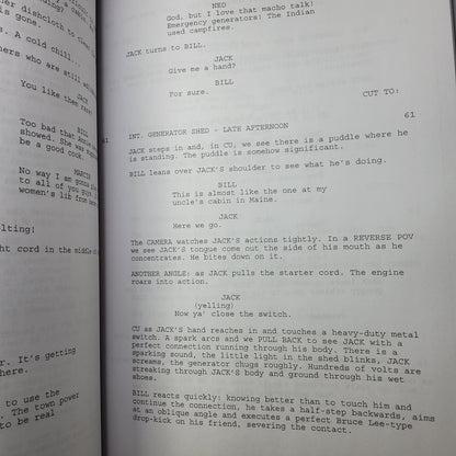 Interior del Scrip de la pelicula de Viernes 13 tutiendadecine.com