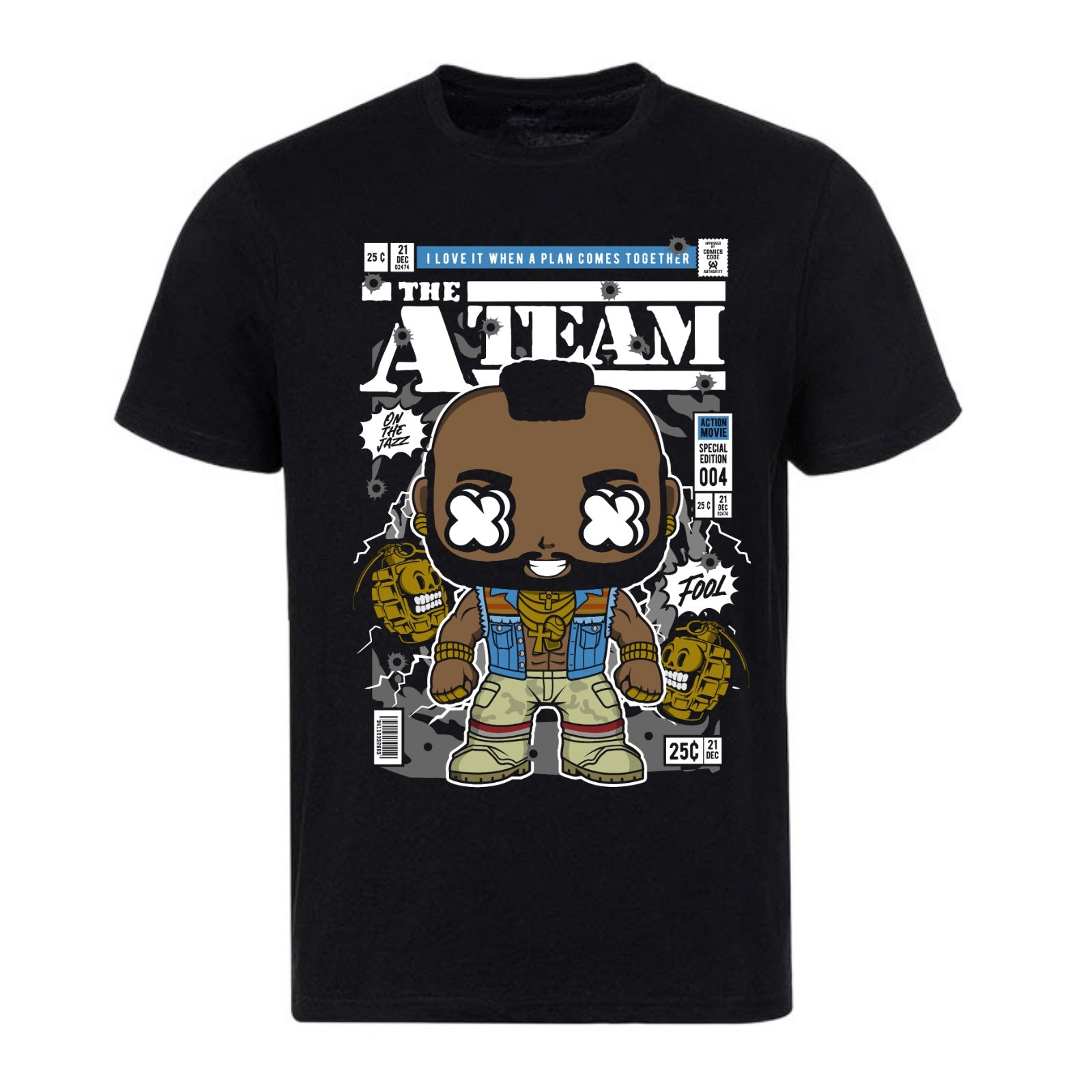 camiseta de Equipo A retro