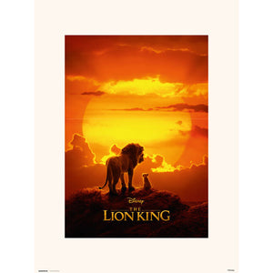 Cartel "El rey león"
